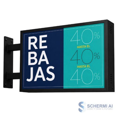 Insegna Ledwall Skysign Bifacciale P2.9 - 150x100cm