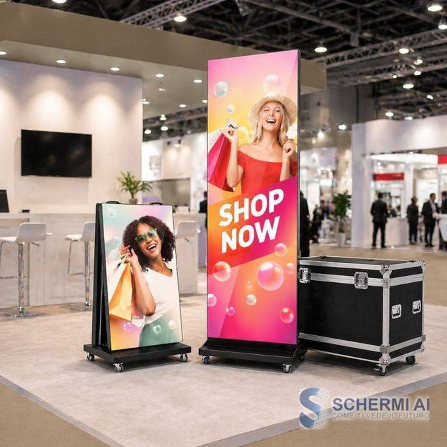 TOTEM LED INDOOR PIEGHEVOLI - FLEXITOWER