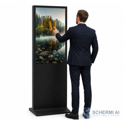 Totem Lcd 43" Indoor Touchscreen - GlassTower